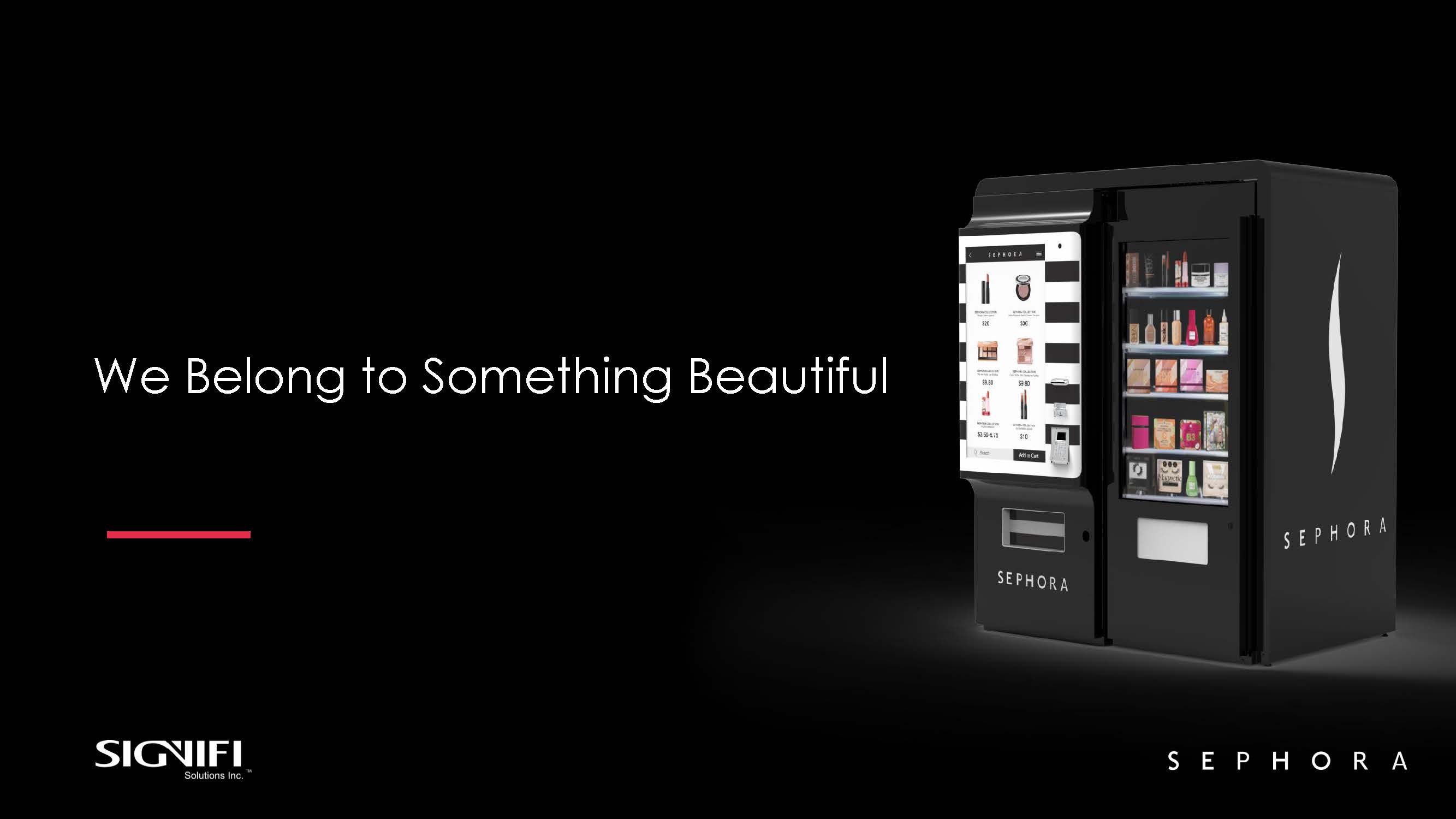 Sephora Signifi Kiosk Banner