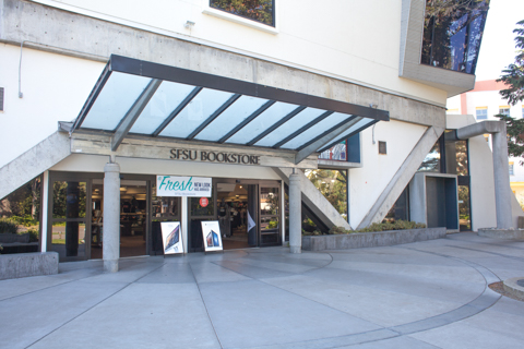 SF State Campus Store Storefront by CCSC Building